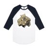 AS Colour - 3/4 Raglan Baseball Sleeve Tee Thumbnail