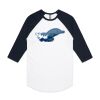 AS Colour - 3/4 Raglan Baseball Sleeve Tee Thumbnail
