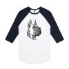 AS Colour - 3/4 Raglan Baseball Sleeve Tee Thumbnail