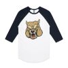 AS Colour - 3/4 Raglan Baseball Sleeve Tee Thumbnail