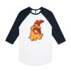 AS Colour - 3/4 Raglan Baseball Sleeve Tee Thumbnail
