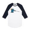 AS Colour - 3/4 Raglan Baseball Sleeve Tee Thumbnail