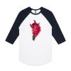 AS Colour - 3/4 Raglan Baseball Sleeve Tee Thumbnail