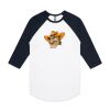 AS Colour - 3/4 Raglan Baseball Sleeve Tee Thumbnail