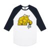 AS Colour - 3/4 Raglan Baseball Sleeve Tee Thumbnail