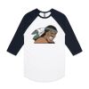 AS Colour - 3/4 Raglan Baseball Sleeve Tee Thumbnail
