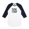 AS Colour - 3/4 Raglan Baseball Sleeve Tee Thumbnail