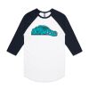 AS Colour - 3/4 Raglan Baseball Sleeve Tee Thumbnail