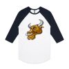 AS Colour - 3/4 Raglan Baseball Sleeve Tee Thumbnail