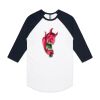 AS Colour - 3/4 Raglan Baseball Sleeve Tee Thumbnail