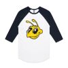 AS Colour - 3/4 Raglan Baseball Sleeve Tee Thumbnail