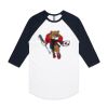 AS Colour - 3/4 Raglan Baseball Sleeve Tee Thumbnail