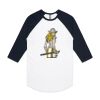 AS Colour - 3/4 Raglan Baseball Sleeve Tee Thumbnail
