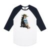 AS Colour - 3/4 Raglan Baseball Sleeve Tee Thumbnail
