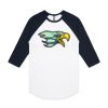 AS Colour - 3/4 Raglan Baseball Sleeve Tee Thumbnail
