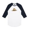 AS Colour - 3/4 Raglan Baseball Sleeve Tee Thumbnail