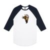 AS Colour - 3/4 Raglan Baseball Sleeve Tee Thumbnail