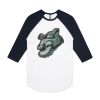 AS Colour - 3/4 Raglan Baseball Sleeve Tee Thumbnail