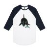 AS Colour - 3/4 Raglan Baseball Sleeve Tee Thumbnail