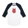 AS Colour - 3/4 Raglan Baseball Sleeve Tee Thumbnail