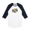 AS Colour - 3/4 Raglan Baseball Sleeve Tee Thumbnail