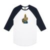 AS Colour - 3/4 Raglan Baseball Sleeve Tee Thumbnail