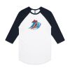 AS Colour - 3/4 Raglan Baseball Sleeve Tee Thumbnail
