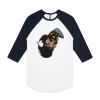 AS Colour - 3/4 Raglan Baseball Sleeve Tee Thumbnail