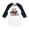 AS Colour - 3/4 Raglan Baseball Sleeve Tee Thumbnail