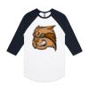 AS Colour - 3/4 Raglan Baseball Sleeve Tee Thumbnail