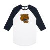 AS Colour - 3/4 Raglan Baseball Sleeve Tee Thumbnail