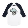 AS Colour - 3/4 Raglan Baseball Sleeve Tee Thumbnail