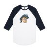 AS Colour - 3/4 Raglan Baseball Sleeve Tee Thumbnail