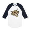 AS Colour - 3/4 Raglan Baseball Sleeve Tee Thumbnail