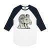 AS Colour - 3/4 Raglan Baseball Sleeve Tee Thumbnail