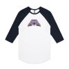 AS Colour - 3/4 Raglan Baseball Sleeve Tee Thumbnail