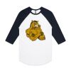AS Colour - 3/4 Raglan Baseball Sleeve Tee Thumbnail