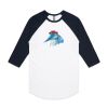 AS Colour - 3/4 Raglan Baseball Sleeve Tee Thumbnail