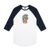 AS Colour - 3/4 Raglan Baseball Sleeve Tee Thumbnail
