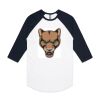 AS Colour - 3/4 Raglan Baseball Sleeve Tee Thumbnail