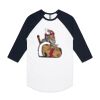 AS Colour - 3/4 Raglan Baseball Sleeve Tee Thumbnail