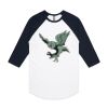 AS Colour - 3/4 Raglan Baseball Sleeve Tee Thumbnail
