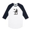 AS Colour - 3/4 Raglan Baseball Sleeve Tee Thumbnail
