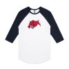 AS Colour - 3/4 Raglan Baseball Sleeve Tee Thumbnail