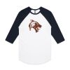AS Colour - 3/4 Raglan Baseball Sleeve Tee Thumbnail
