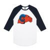 AS Colour - 3/4 Raglan Baseball Sleeve Tee Thumbnail