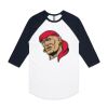 AS Colour - 3/4 Raglan Baseball Sleeve Tee Thumbnail