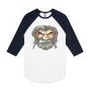 AS Colour - 3/4 Raglan Baseball Sleeve Tee Thumbnail