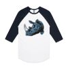 AS Colour - 3/4 Raglan Baseball Sleeve Tee Thumbnail