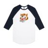 AS Colour - 3/4 Raglan Baseball Sleeve Tee Thumbnail